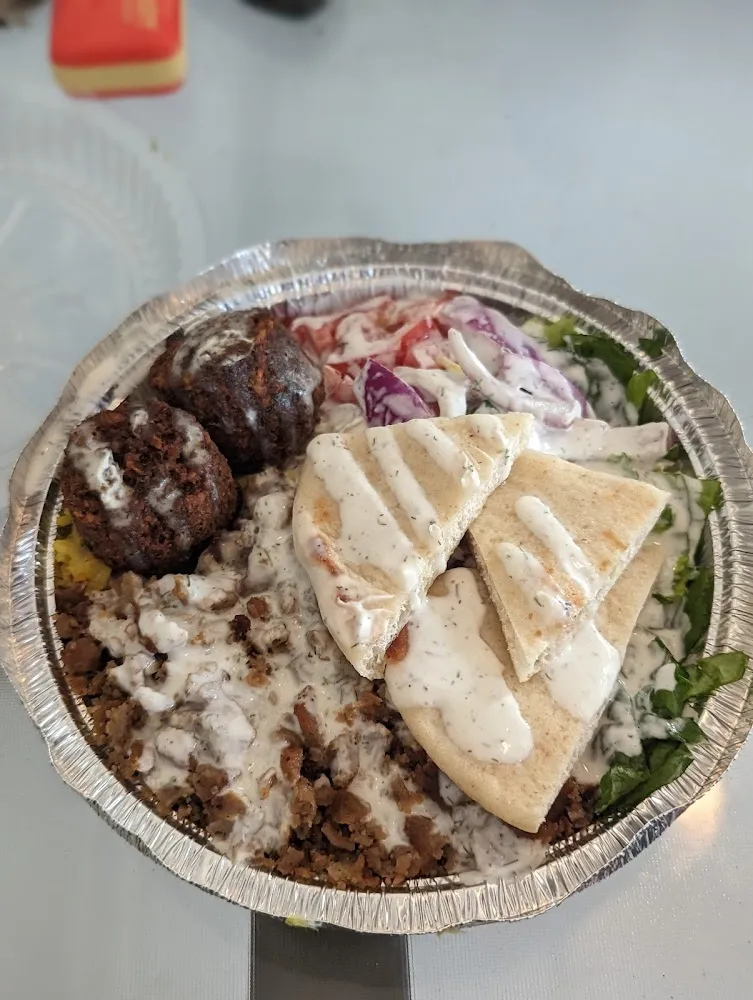 Lamb & Falafel Platter
